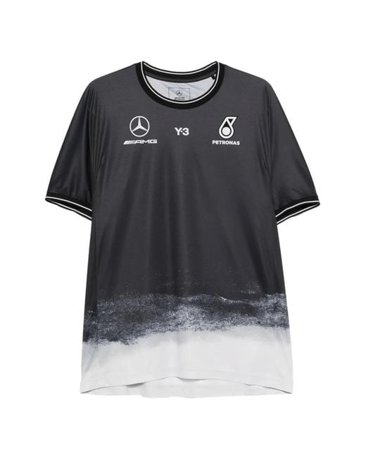 Y-3 Black X Mercedes-Amg Petronas F1 Short-Sleeve T-Shirt for men