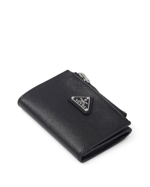 Prada Black Saffiano Leather Card Holder