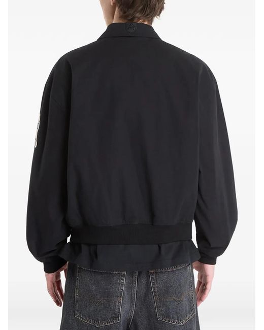 Avirex Gray A-2 Logo-Patch Jacket for men