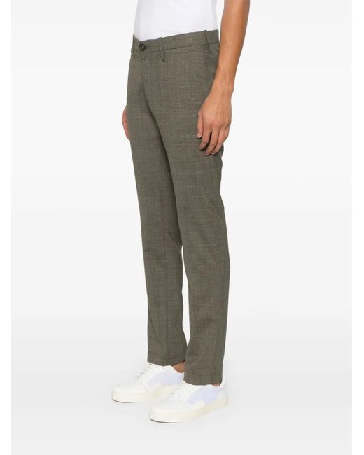 Jacob Cohen Gray Logo-Patch Trousers for men