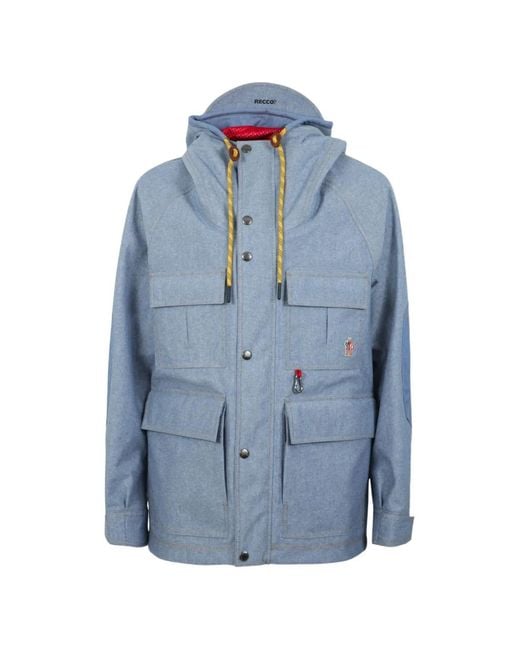 Moncler Blue Ajaccio Jacket for men