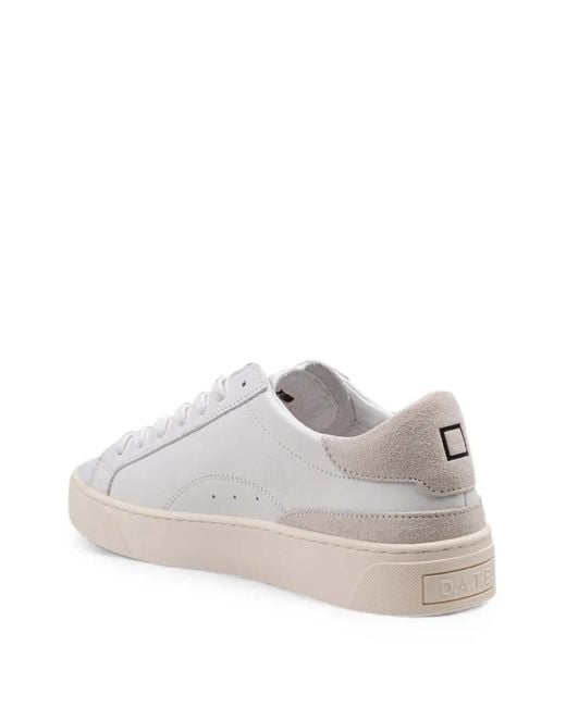 Date White Sonica Leather Sneakers for men