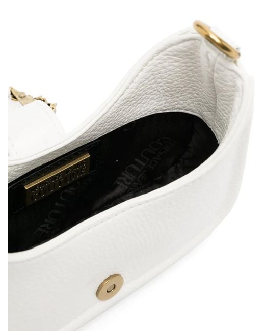 Versace Jeans Couture White Couture Barocco-Buckle Mini Bag