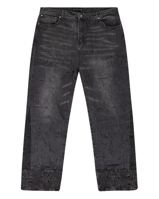 Jean Droit À Fronces Who Decides War pour homme en coloris Gray