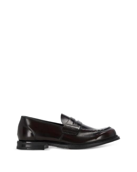 Church's Black Polished Leather Loafers for men