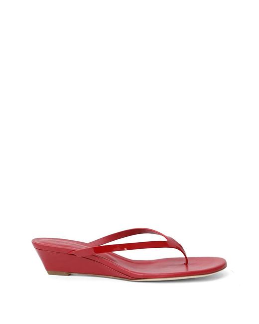Christopher Esber Red Scala Wedge Sandals