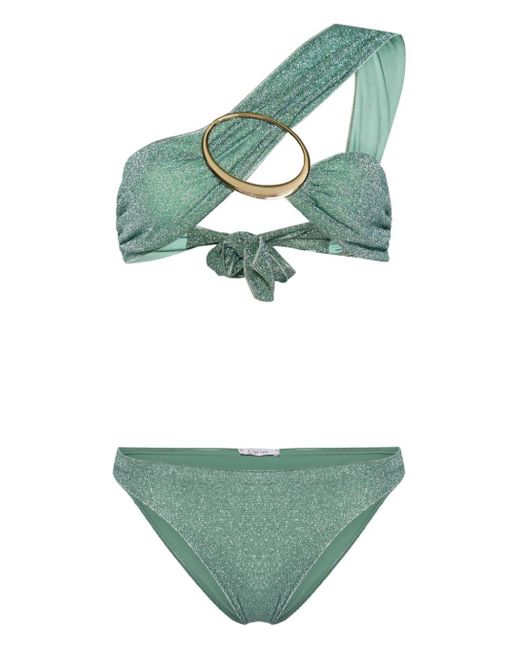 Oseree Lurex Bikini in het Green