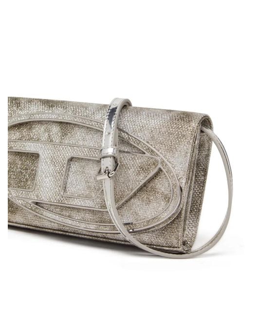 DIESEL Gray Stylish Fabric Wallet Accessory