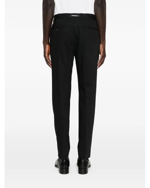 Karl Lagerfeld Black Edge Trousers for men