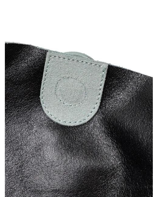Patrizia Pepe Black Reversible Top-Handle Tote Bag