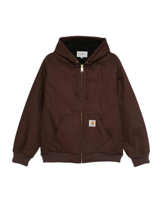 Carhartt Jack Met Capuchon En Rits in het Brown voor heren