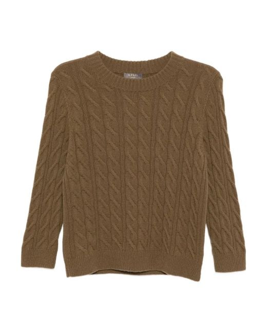 N.Peal Cashmere Brown Emilia Jumper