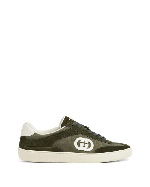 Gucci Green G75 Logo Sneakers for men