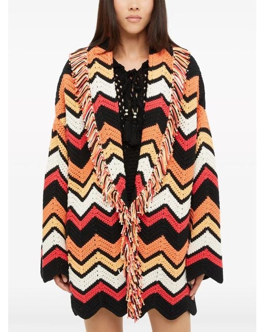 Alanui Orange Cardigans