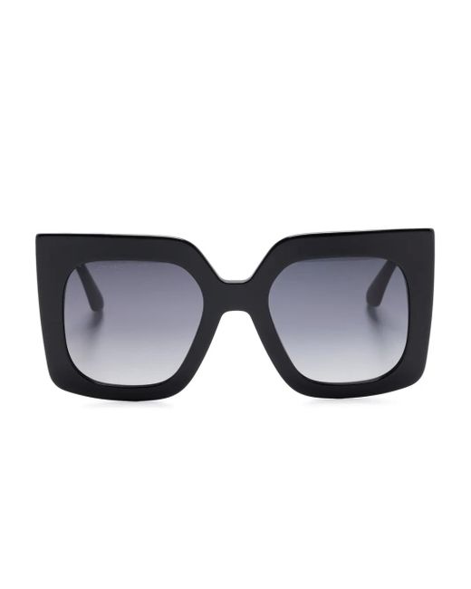 Etro Blue Oversize-Frame Sunglasses