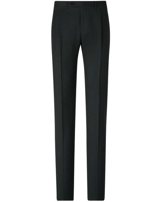メンズ Canali テーラードパンツ Black