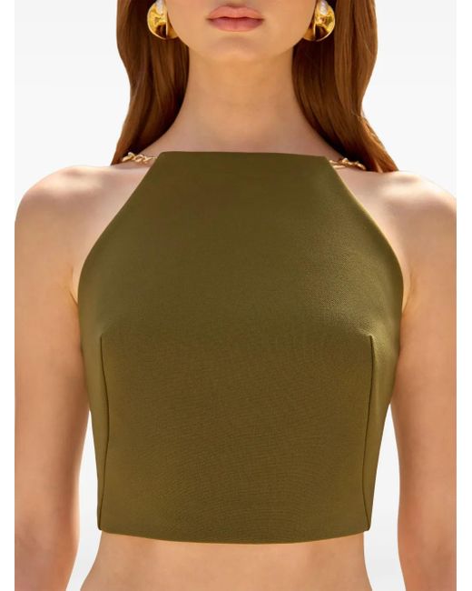 Cult Gaia Green Evonique Top