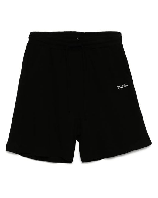 FIVE CM Black Logo-Embroidered Shorts for men