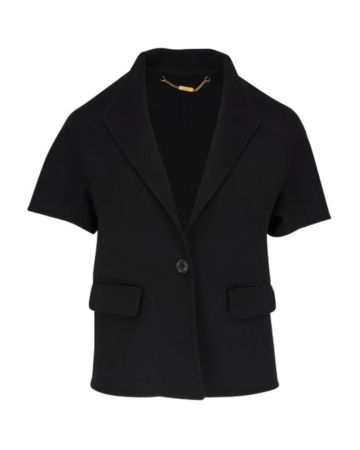 Kiton ショートスリーブ シングルジャケット Black