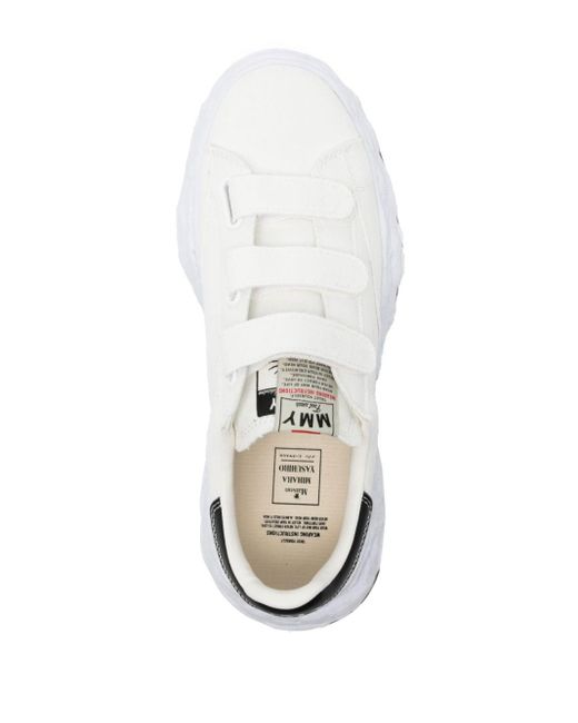 Maison Mihara Yasuhiro Charles Sneakers Met Klittenband in het White
