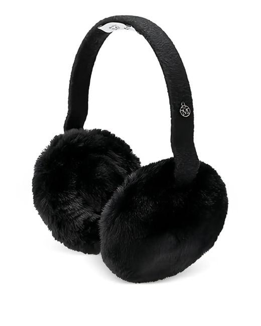 Maison Michel Black Morgana Earmuffs