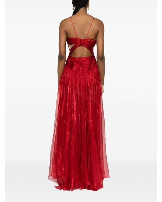 Maria Lucia Hohan Red Allar Silk Dress