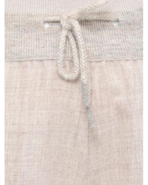 Pantaloni Affusolati Con Coulisse di Panicale in Gray