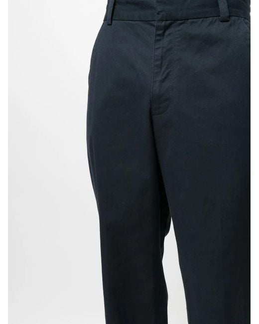 Vince Blue Straight-Leg Chino Trousers for men
