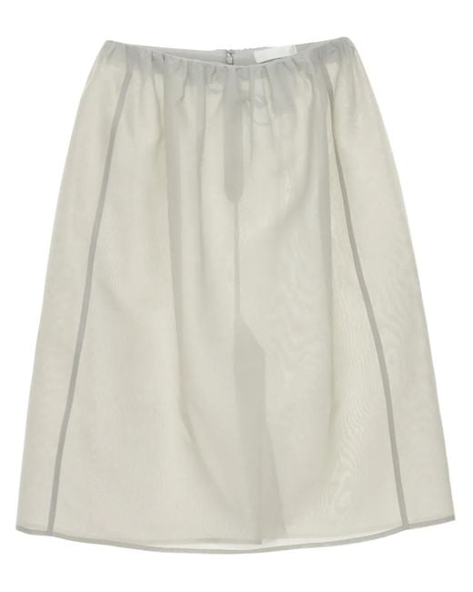 Amomento Natural Shirring Skirt