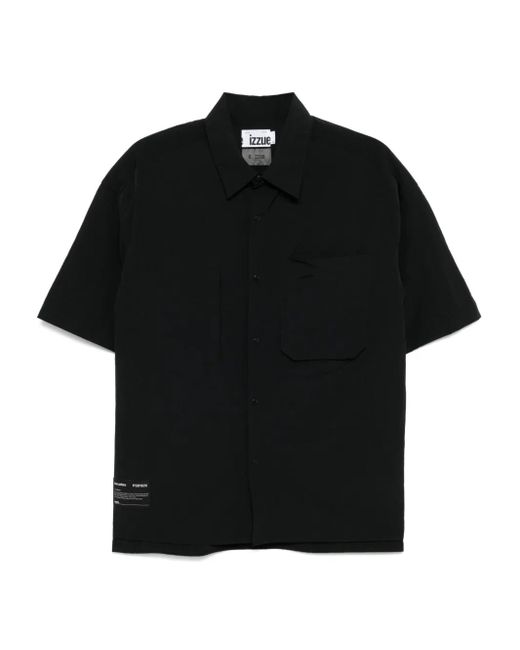 Izzue Black Button-Up Shirt for men