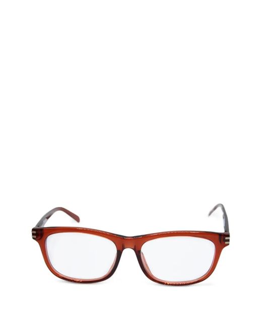 Marc Jacobs Orange Square-Frame Glasses