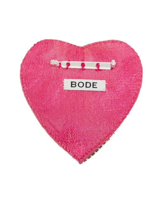 Bode Pink Duchess Brooch for men