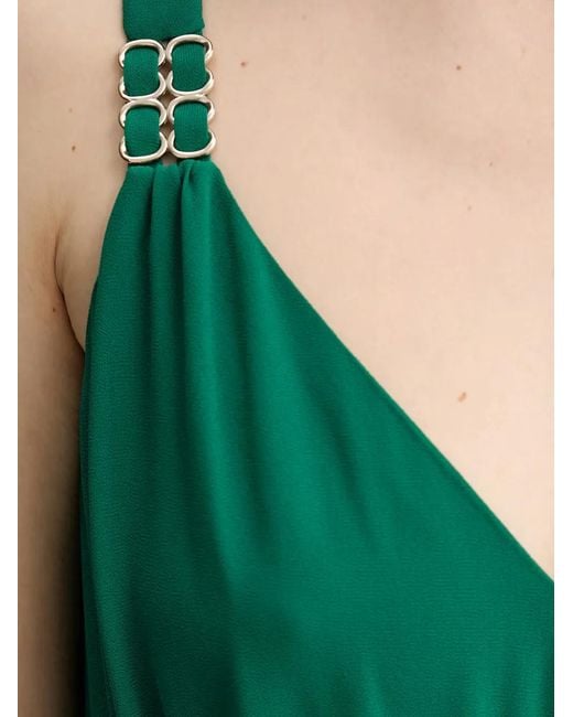 Morgan Green Palji Pleated Jumpsuit