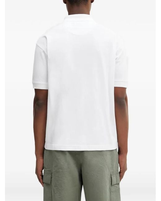 Barbour White Hexham Polo Shirt for men
