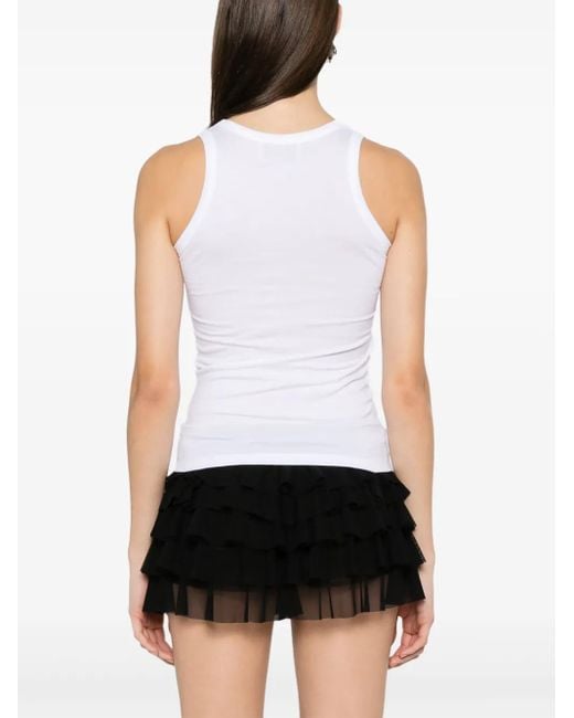 Coperni White Lightweight Logo Tank Top