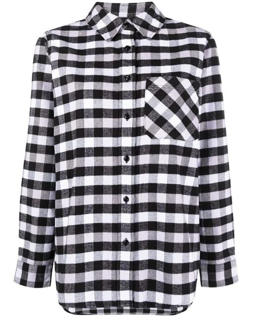 Woolrich Black Gingham Cotton Shirt