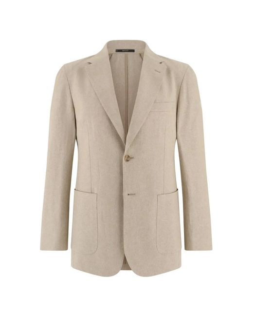 Boggi Natural Patch-Pocket Blazer for men