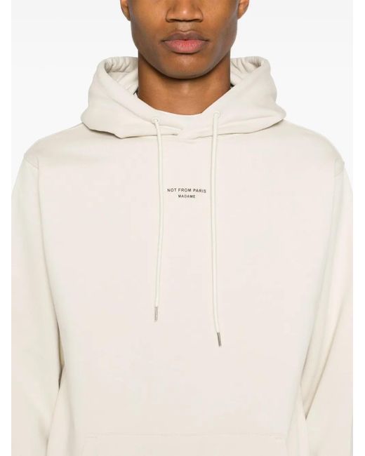 Drole de Monsieur Natural Le Hoodie Slogan Classique Top for men