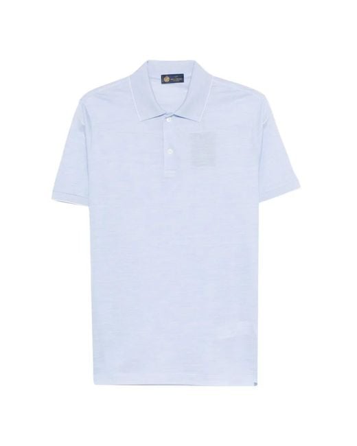Paul & Shark White Button Polo Shirt for men