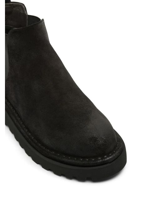 Marsèll Black Flat Ankle Boots Marsèll