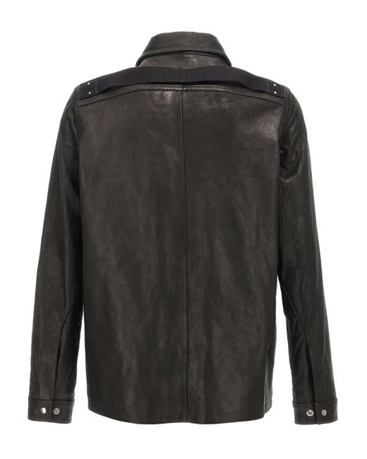 Rick Owens Gray Brad Jacket for men
