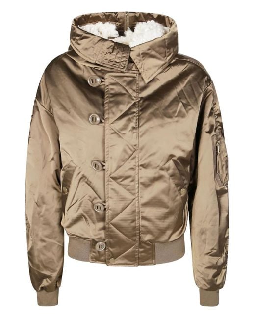 Isabel Marant Gray Elisa Buttoned Hooded Jacket