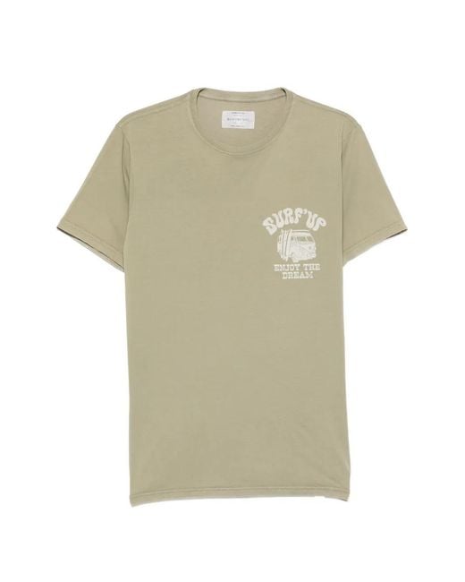 Bowery Supply Co. Green Graphic-Print T-Shirt for men