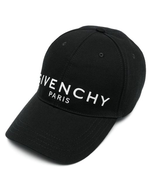 Gorra con logo estampado Givenchy de hombre de color Black
