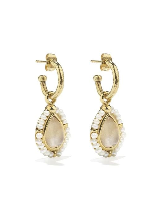 Goossens Metallic Venise Ohrringe mit Kristallen