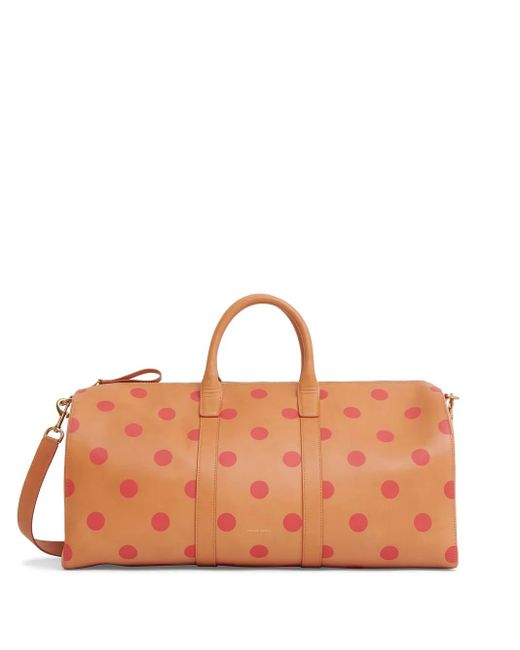 Mansur Gavriel ポルカドット ボストンバッグ Brown