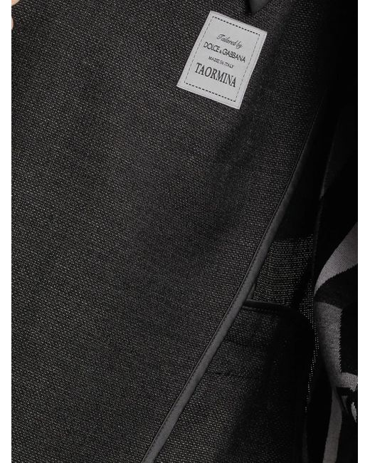 Dolce & Gabbana Black Single-Breasted Blazer for men