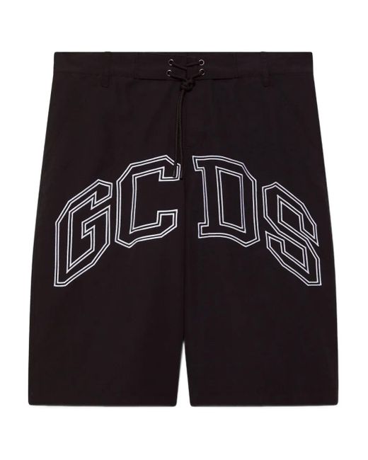 Gcds Black Essentials Lounge Swim Shorts for men
