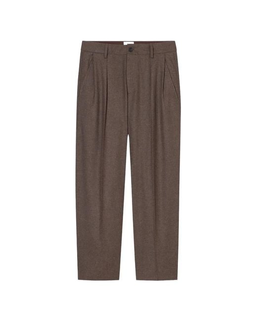 Closed Brown Ruthy Pleated Trousers