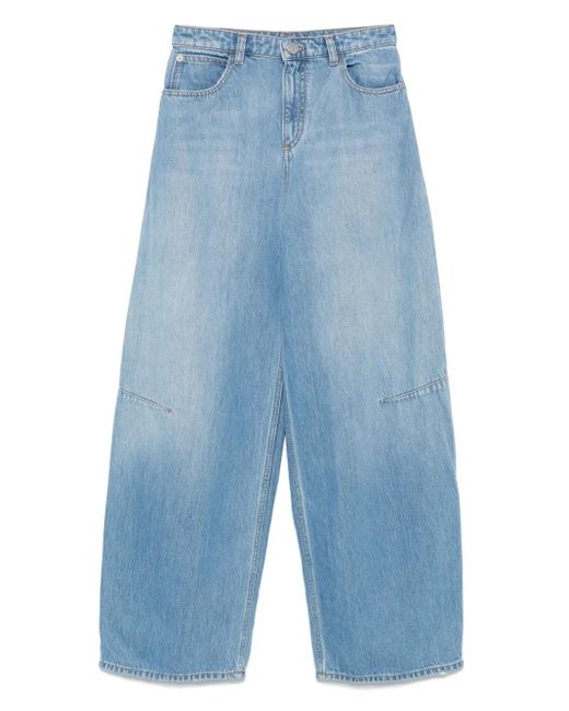 Emporio Armani ロゴパッチ ジーンズ Blue